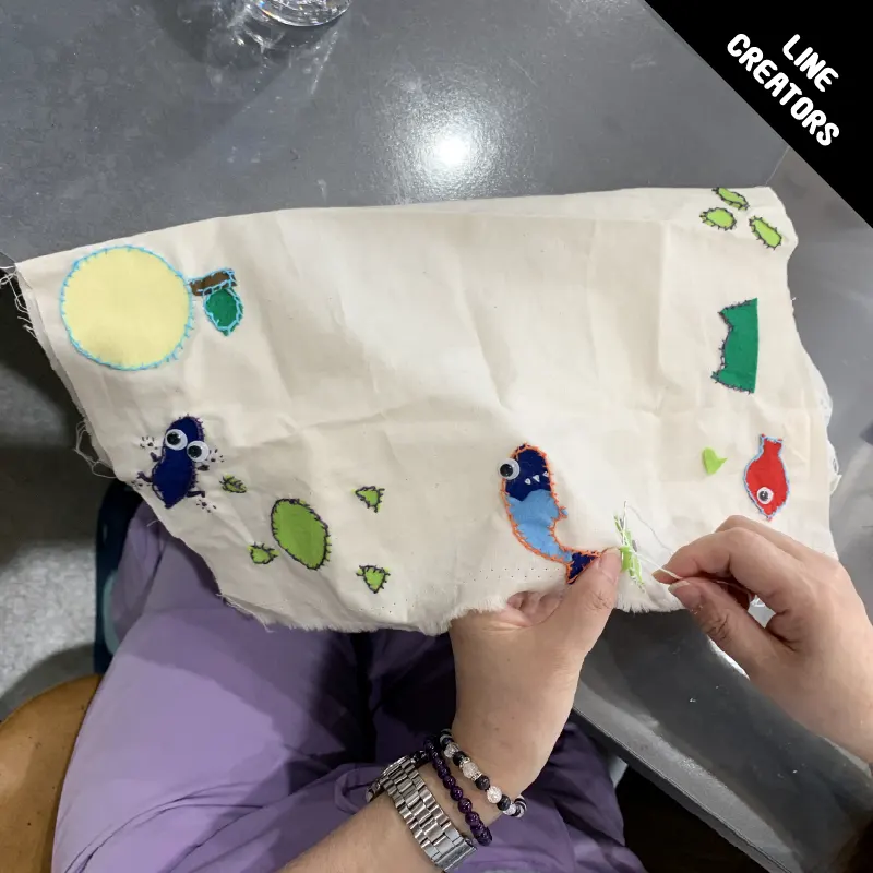 就労継続支援A型事業所 ものづくり アップリケ刺繍