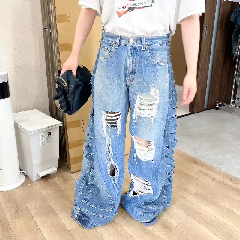 リメイクデニム試着正面