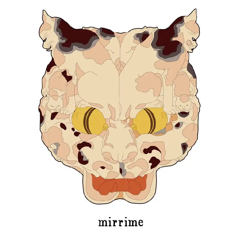 猫のトリックアート