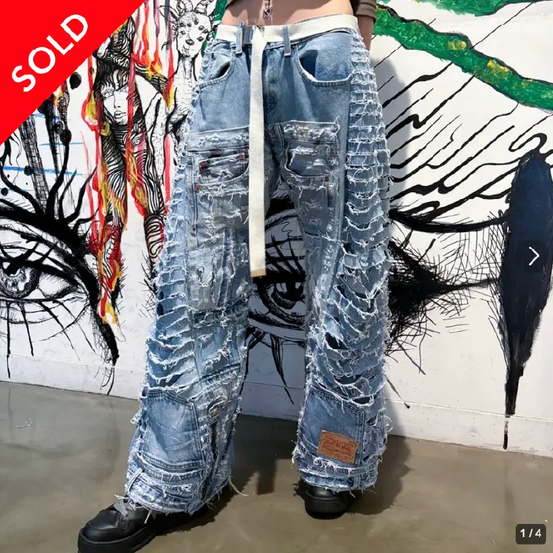 売れたリメイクデニム