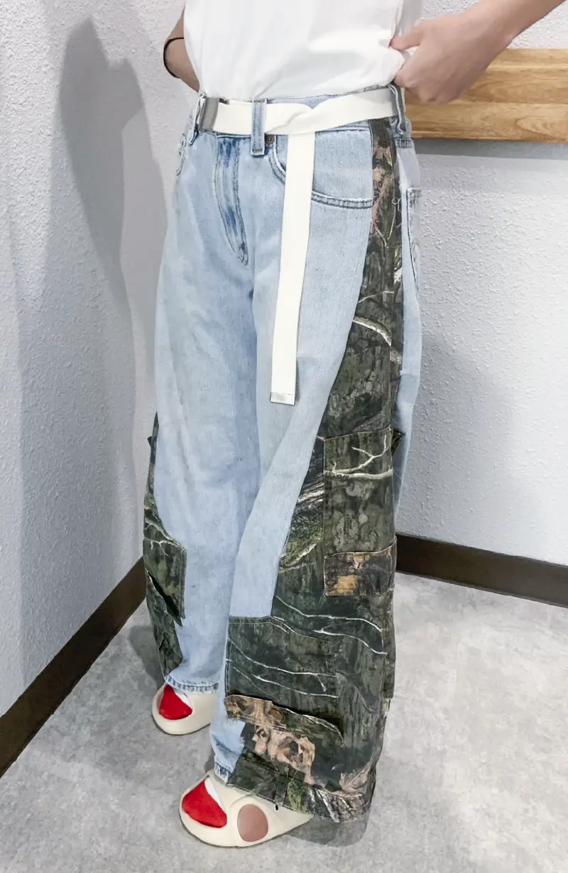 リメイクデニムの正面写真