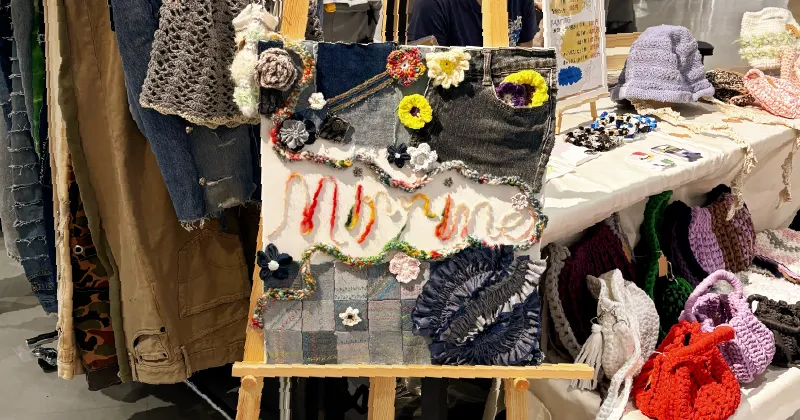就労継続支援A型事業所「Mirrime」のイベント出店ブース｜編み物やアート作品を通じたものづくりと障害者雇用の取り組み