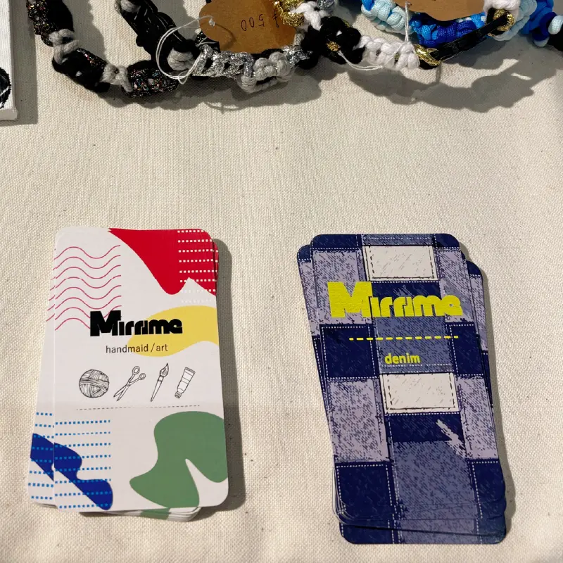 Mirrimeのショップカード