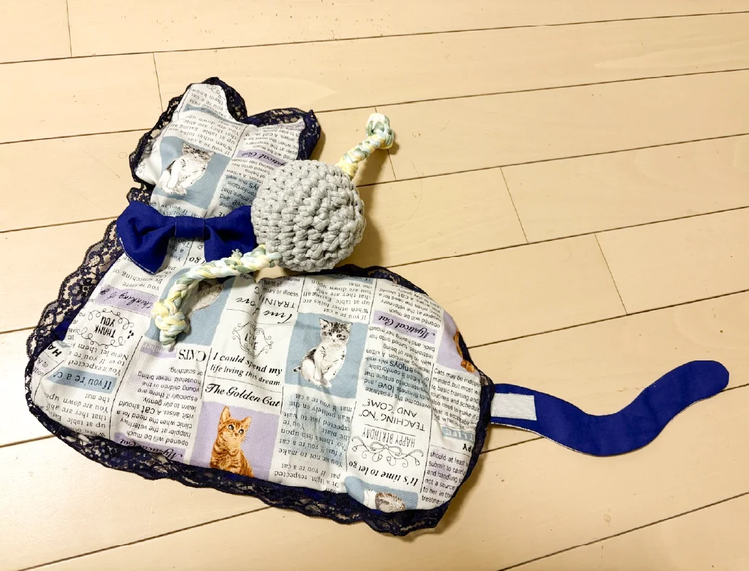 完成した猫用ソファ