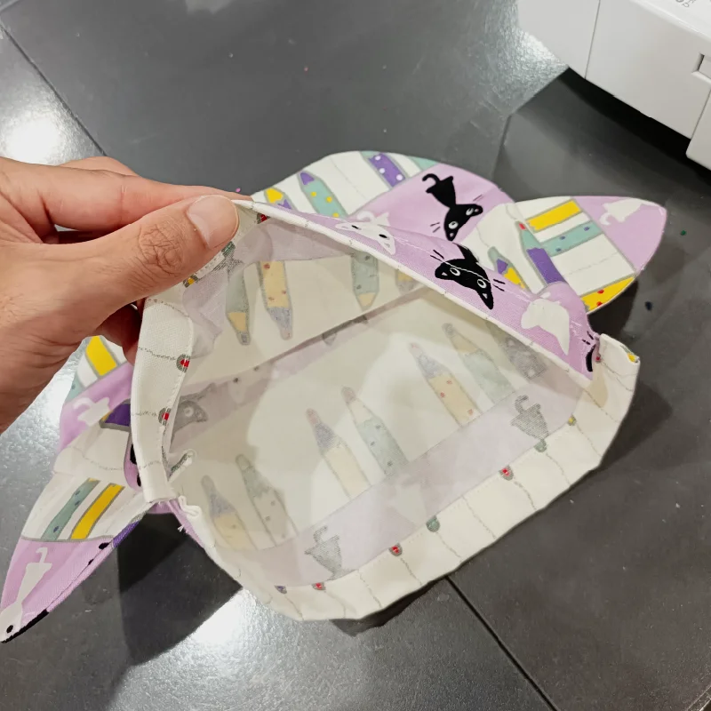巾着紐の縫製チェック