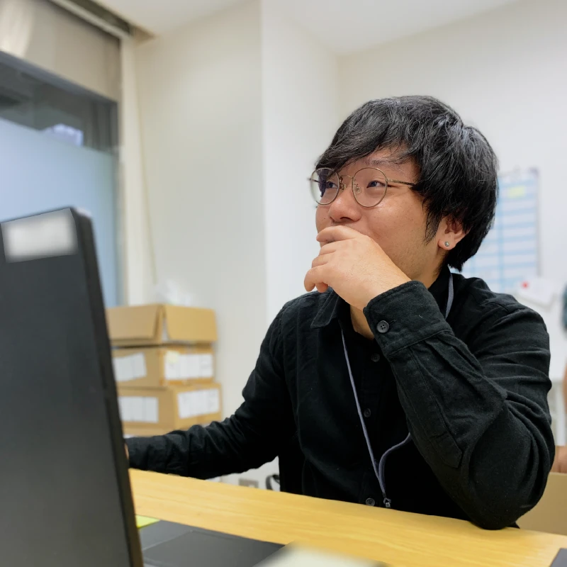 1日を振り返る新人職員